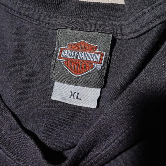 2013 Harley Davidson Reverse Tie Dye Asheville, North Carolina T-shirt - Picture 6 of 6